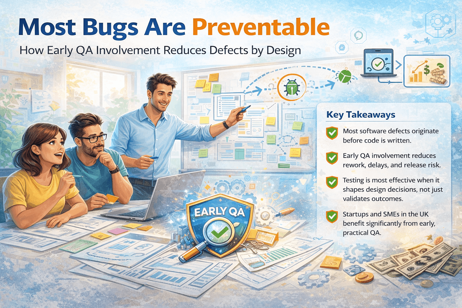 Most Bugs Are Preventable: How Early QA Involvement Reduces Defects by Design